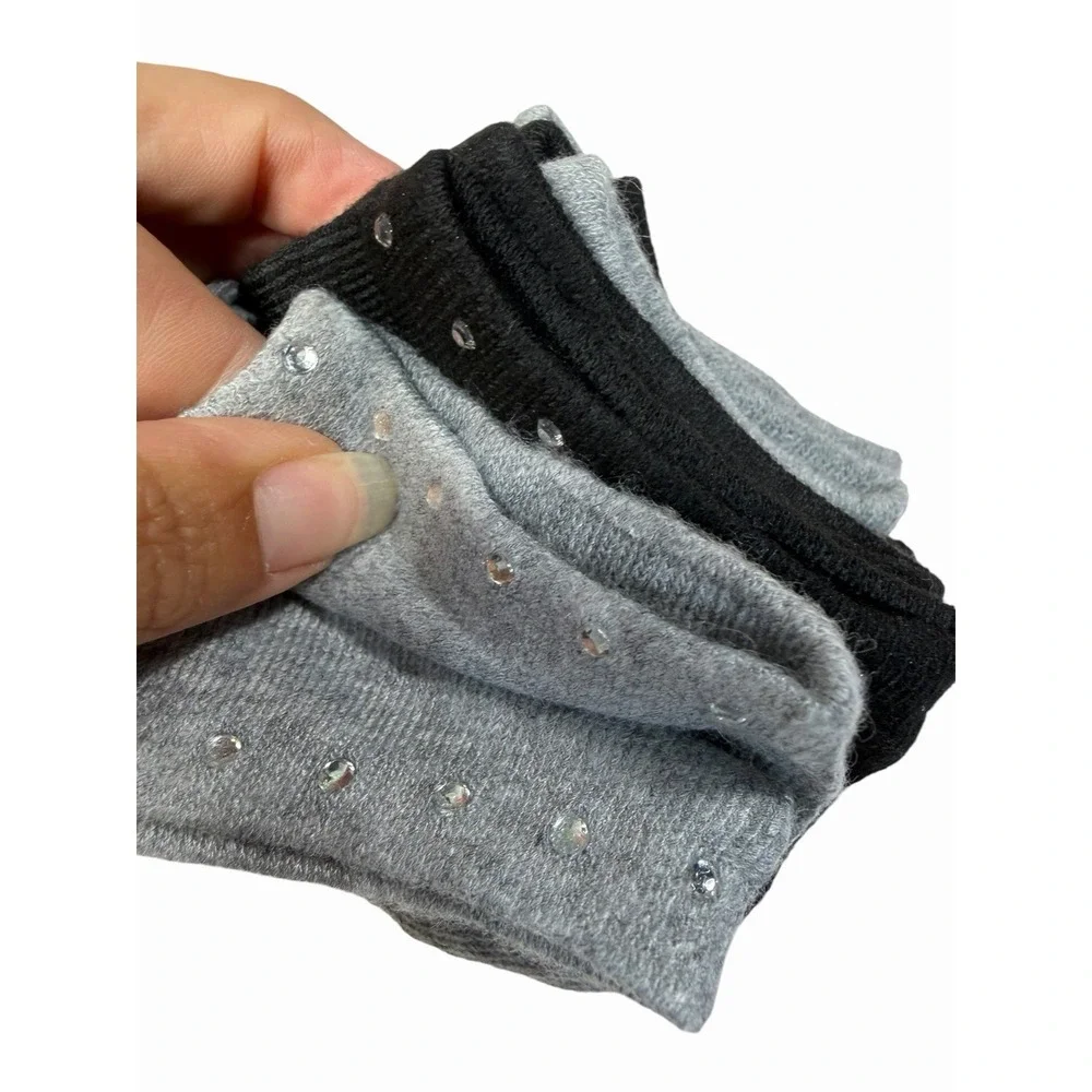 NOBO no boundaries womens 10 pack grey black low cut ankle socks size 4-10